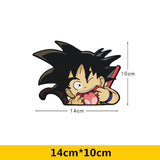 Dragon Ball Z Car Stickers: Son Goku & Vegeta Reflective Decals