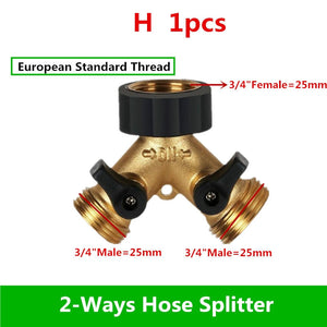 4-Way Garden Hose Splitter