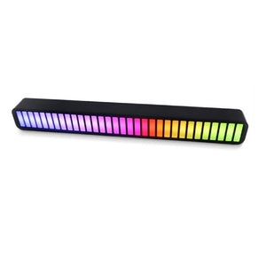 【Sound Control Rhythm Light】Creative RGB APP Sound Control Music Atmosphere Light Novelty Lamp PC Desktop Setup Backlight Car Atmosphere Rhythm Light