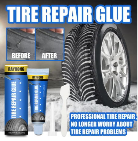 【LV034】New Black Super Glue Car Rubber Repair Tire Glue 480S Car Adhesives Tire Repair Glue Sealer Window Speaker Seal Tire Repair Glue