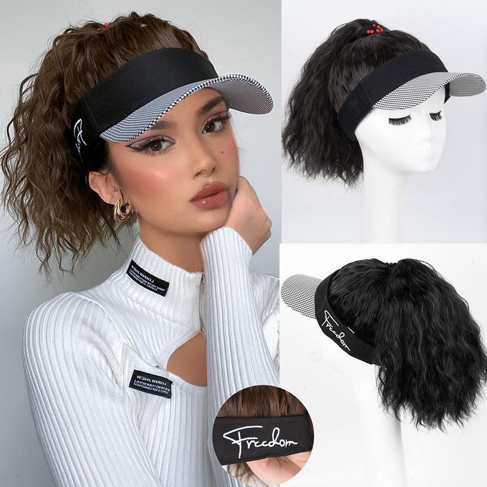 Women Artificial Hair Summer Baseball Cap – bibtic