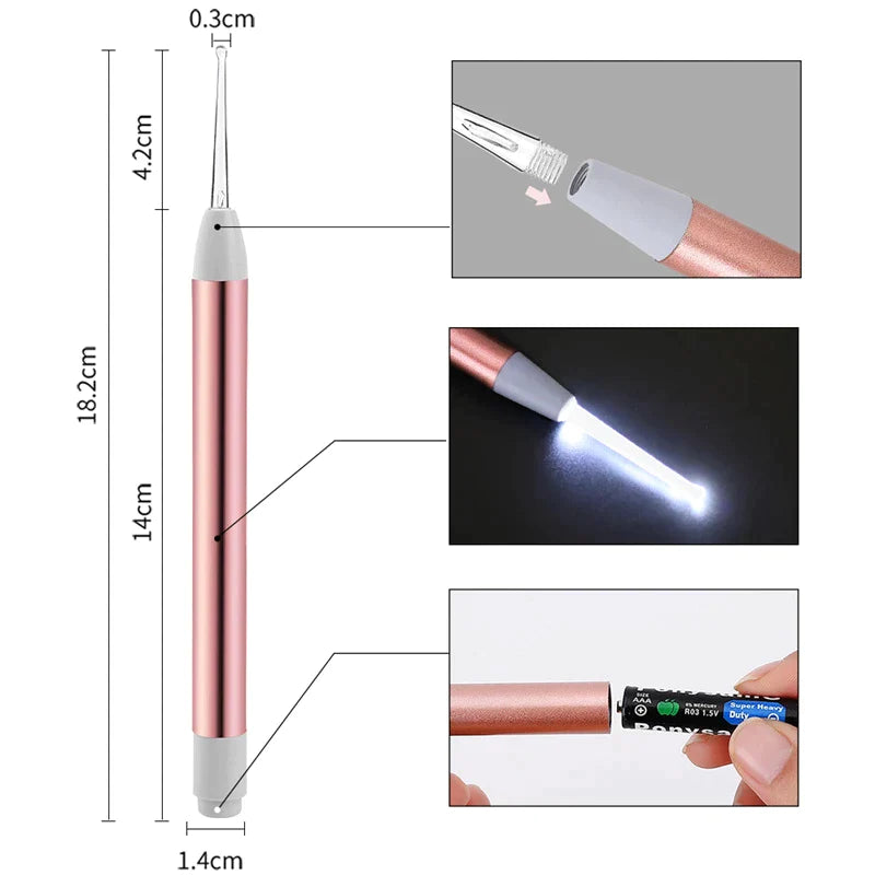 LED Flash Light Ear Cleaner