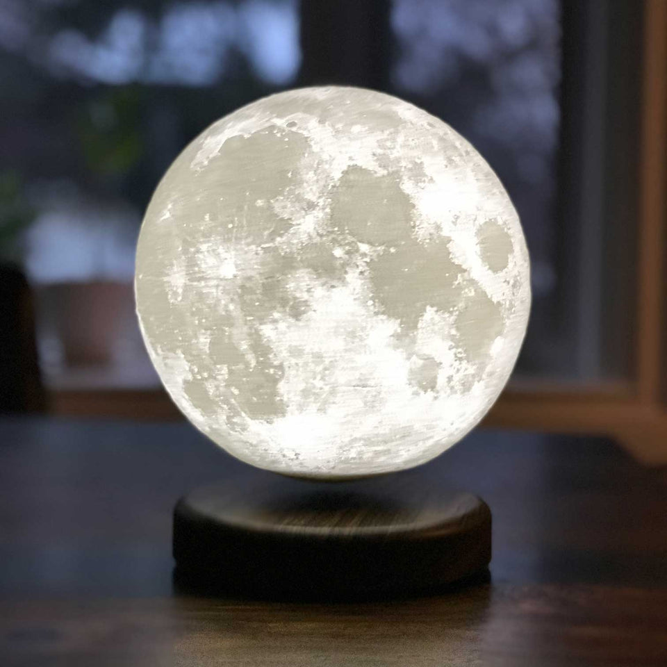The Moon  Lamp - 3D Printed Model -7 inch Diameter