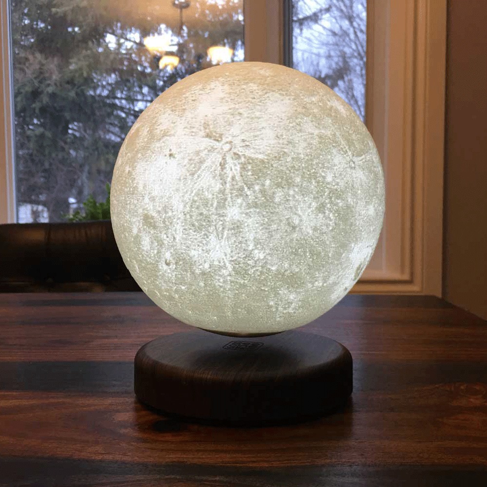 The Moon  Lamp - 3D Printed Model -7 inch Diameter