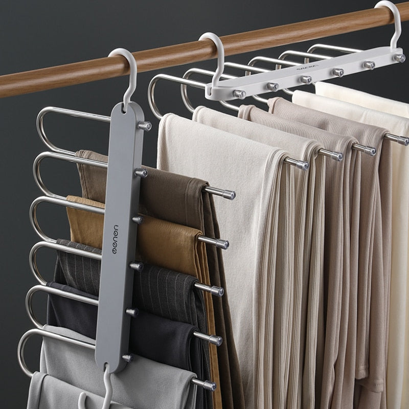 Multi-functional 6 in 1 Pants Hanger