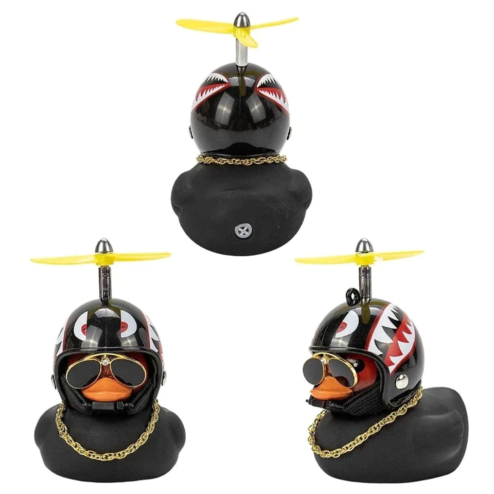 Helmet Wind Small Duck Car Decor