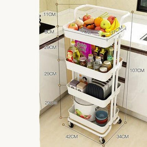 Multi Layer Storage Trolley Rack