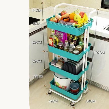 Multi Layer Storage Trolley Rack