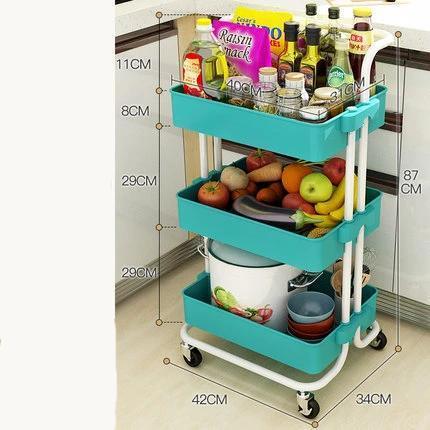 Multi Layer Storage Trolley Rack