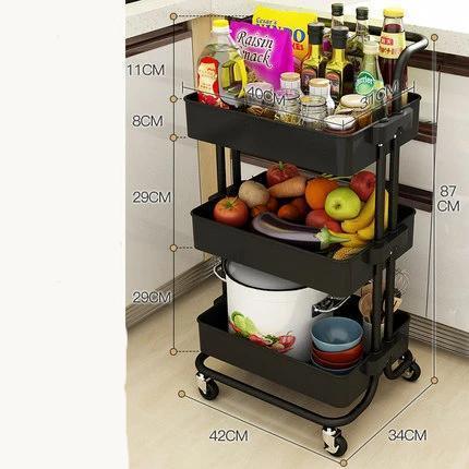 Multi Layer Storage Trolley Rack