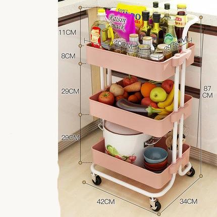 Multi Layer Storage Trolley Rack