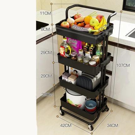 Multi Layer Storage Trolley Rack