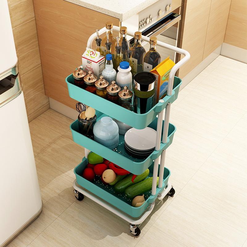 Multi Layer Storage Trolley Rack