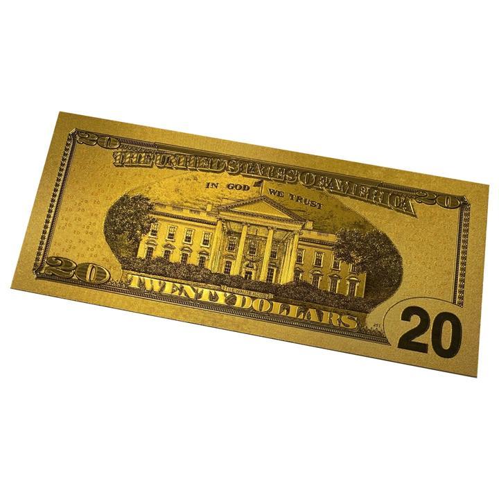 24K Gold Foil 7-Piece USA Money Set