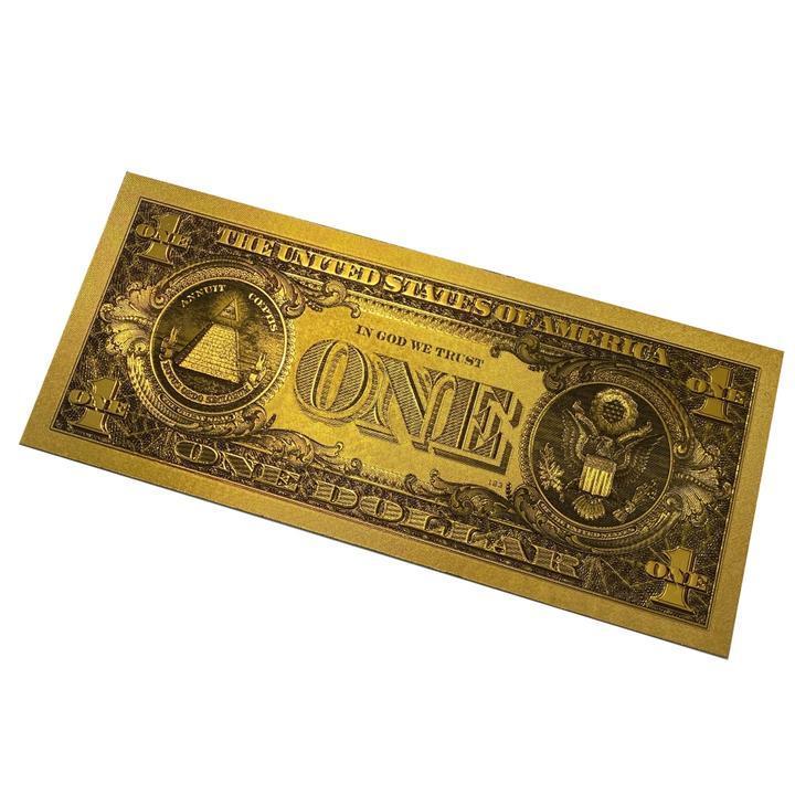 24K Gold Foil 7-Piece USA Money Set