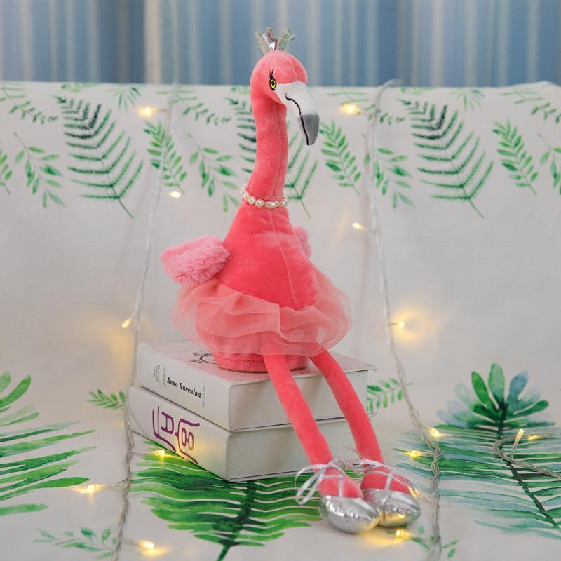 Elegant Singing Flamingo Plush Toy