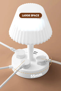 Power Strip+Table Lamp+Cellphone Holder Mutifunction