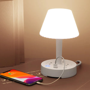 Power Strip+Table Lamp+Cellphone Holder Mutifunction