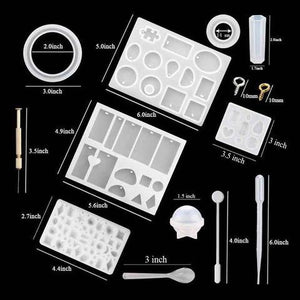 DIY Silicone Crystal Jewelry Mold Set