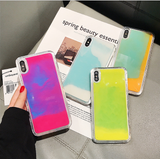 Quicksand Fluorescent Mobile Phone Case for iPhones