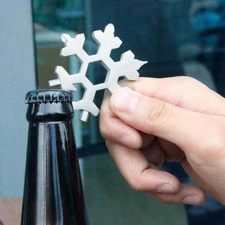 18-in-1 stainless steel snowflakes multi-tool