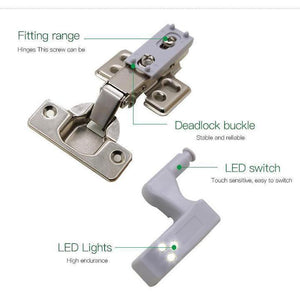 Mechanical pressure sensing LED Light