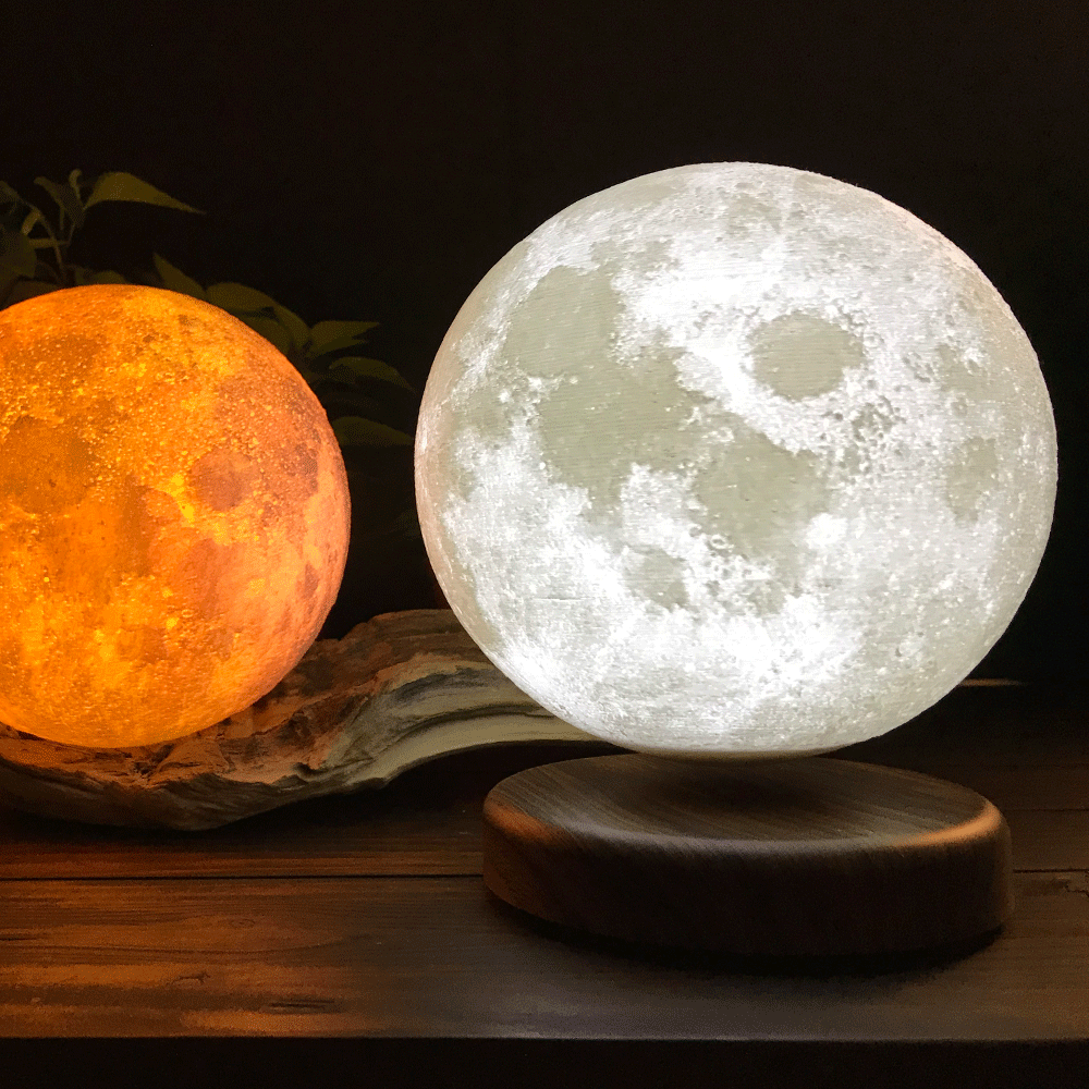 The Moon  Lamp - 3D Printed Model -7 inch Diameter