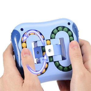 Rotating Magic Beans Cube Fingertip Fidget Toys for Kids Adults