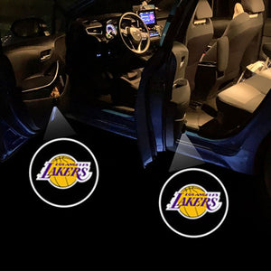 【2pcs Car Door Welcome Light—cartoon】Wireless Led Car Door Welcome Light Laser Projector Logo Ghost Shadow Lights Universal Paste Car Door Decorative Lamp Accessorie