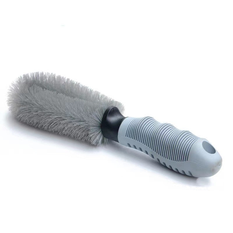 4-in-1 Tire Brush with T-Bend Handle