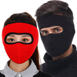 【Winter Full Face Mask】Winter Full Face Mask Outdoor Cycling Sports Windproof Dust-Proof Masks Fashion Fleece Thick Warm Earmuff Unisex Breathable Mask