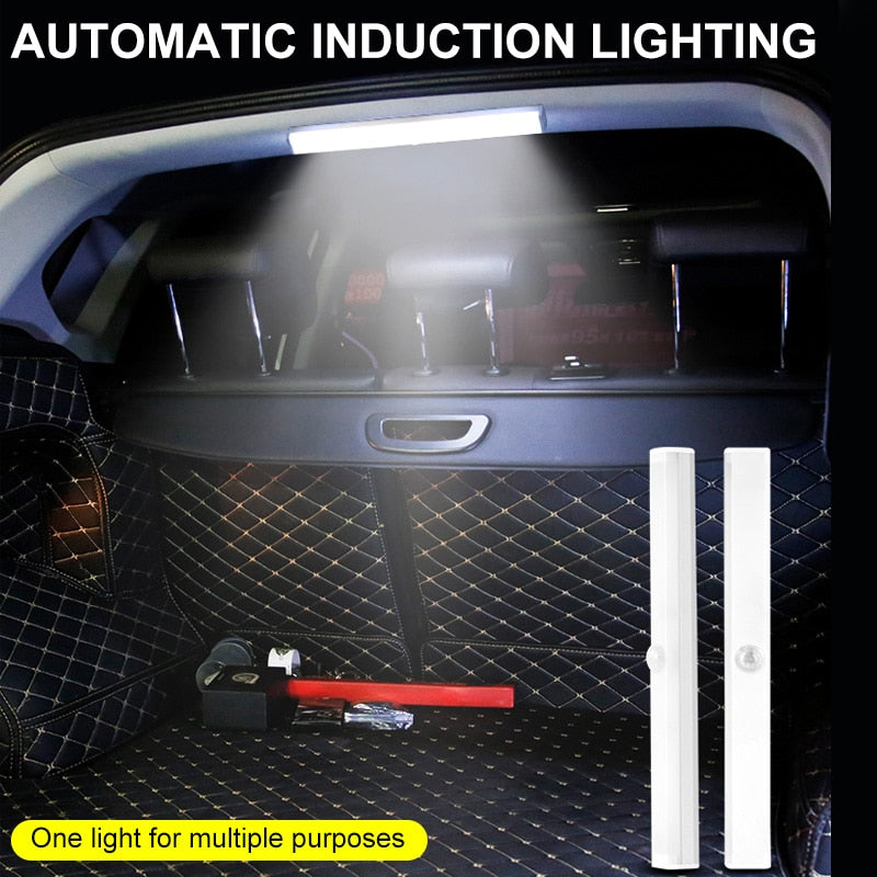 【LV245】Night Light Car Roof Led Lamp Wireless Human Body Induction USB Trunk Lighting