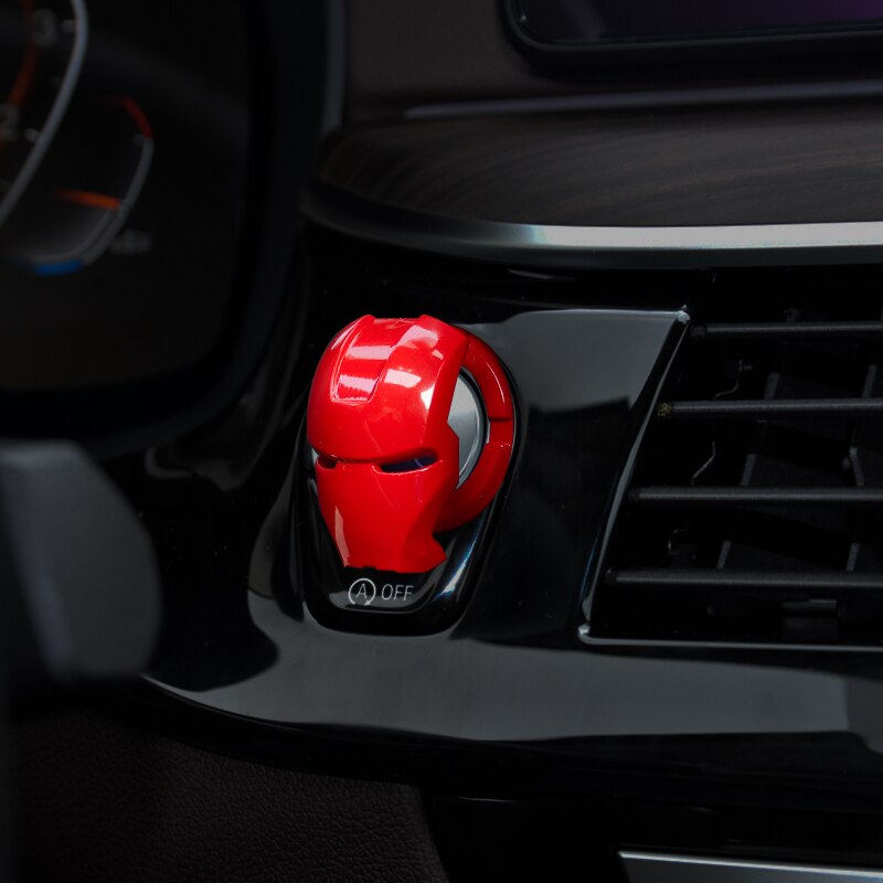 【LV003】Iron Man Car Interior Engine Ignition Start Stop engine Button Protective