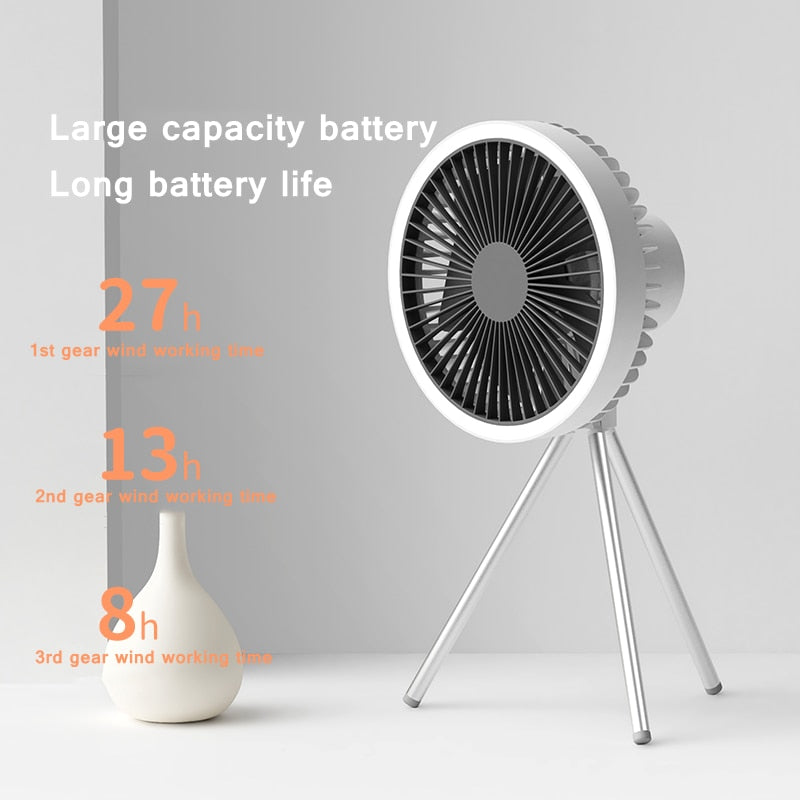 Multifunction USB Rechargeable Cooling Fan