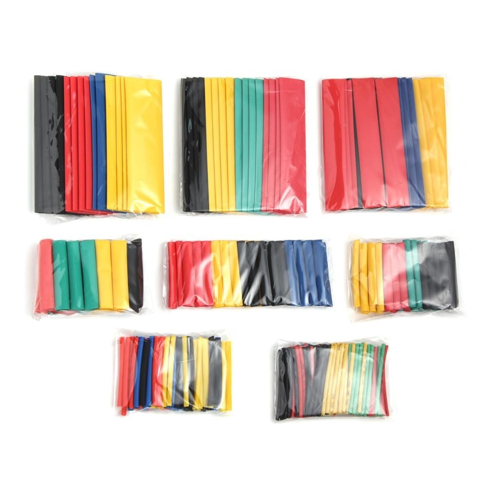 164/328pcs Set 8 Sizes Heat Shrink Tube Shrinking Assorted