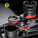 【4In1 Car Cup Holder】4 In 1 Multifunctional Adjustable Car Cup Holder Expander Adapter Base Tray Car Drink Cup Bottle Holder AUTO Car Stand Organizer