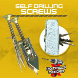 Self-Drilling Anchor Screws Kit