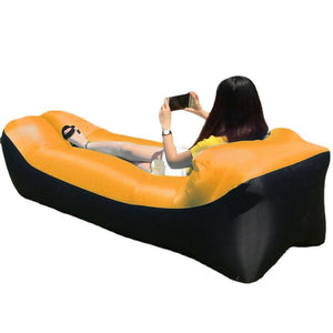 Inflatable Air Sofa Tent Camp Bed Bundle