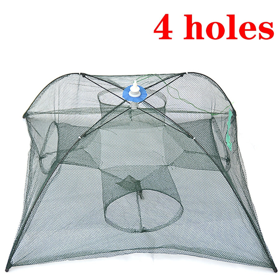 Foldable Nylon Auto Fishing Trap