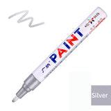 【Tire Painting Pen 】Paint Cleaner Car Wheel Tire Oily Painting Pen Auto Rubber Tyre Polishes Metal Permanent Marker Graffiti Touch Scratch Wet Wax