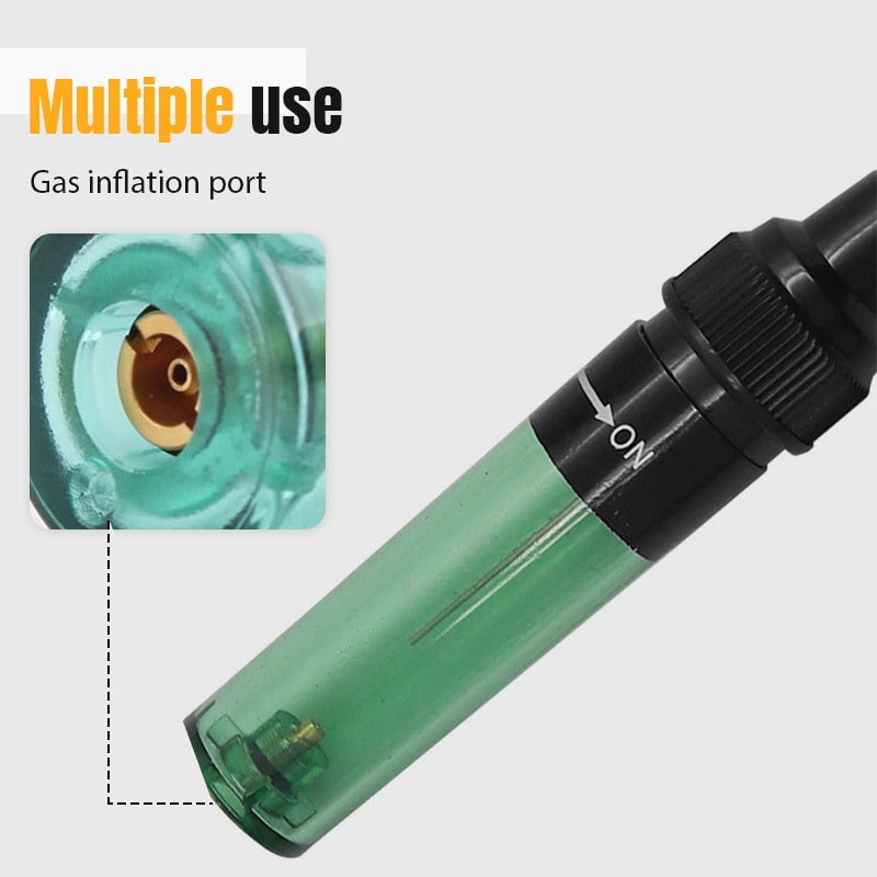 【LH157】4 IN 1 Gas Soldering Iron Gas Blow Torch Gun Portable Wireless Heating Tool Electric Blow Pen Torch Welding Tool for Motherboard