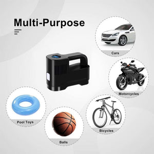 Wireless Smart Vehicle Air Pump Portable Air Compressor DC 12V Digital Tire Pump With LED Light For Car Bike Motorcycle Balls