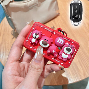 Candy Girl Car Key Case Cover Bag for Hyundai