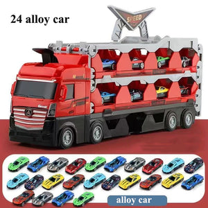 【LM464】Large Car Transporter Truck Toy