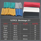 【CA049】164pcs Thermoresistant Tube Heat Shrink Wrapping KIT