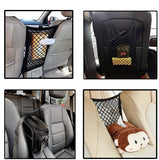 Car Storage Net Bag Organizer & Pet Barrier