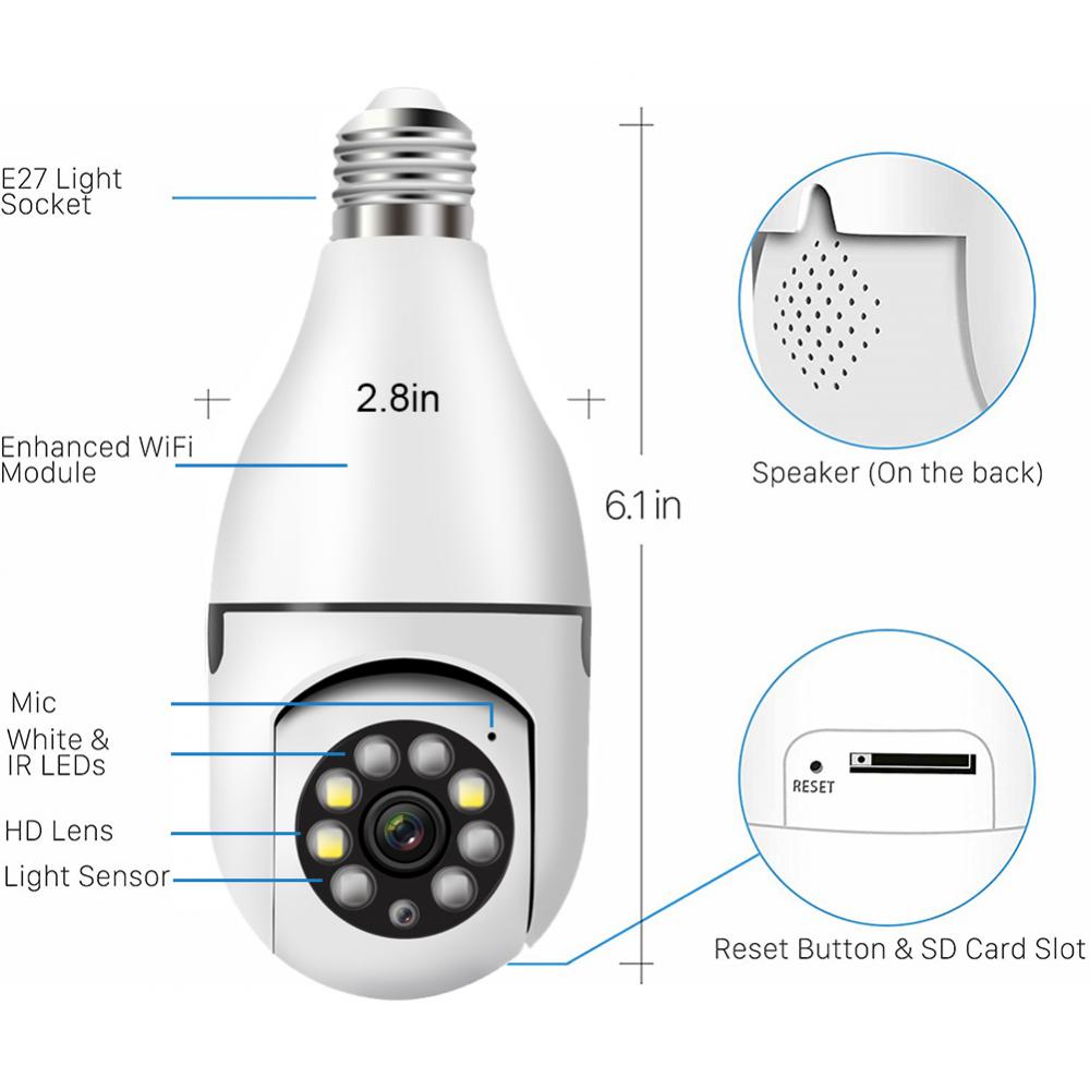 1080P Wireless Surveillance Camera with Auto-Tracking