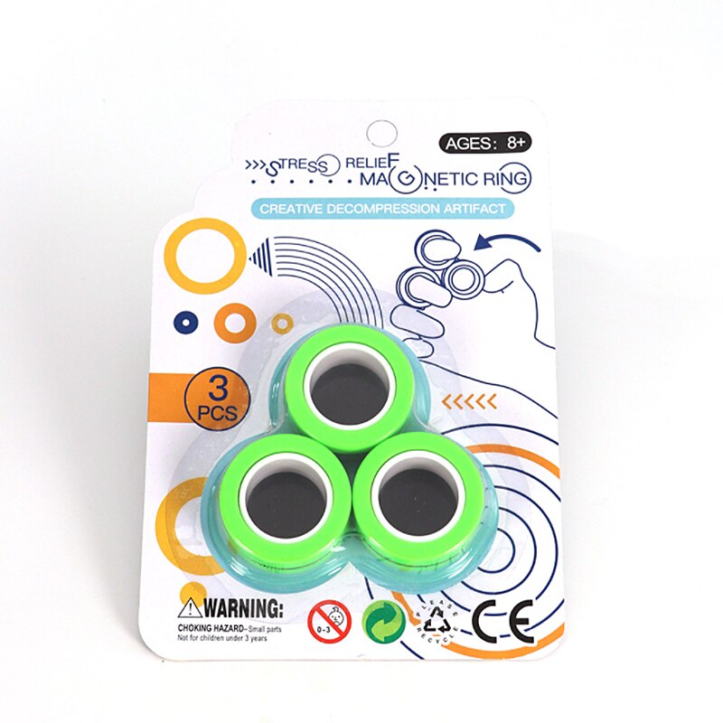 Magic Magnetic Rings Set - Anti-Stress Fidget Toys