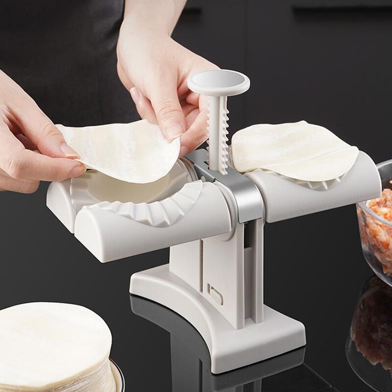 Household double head automatic dumpling maker mould