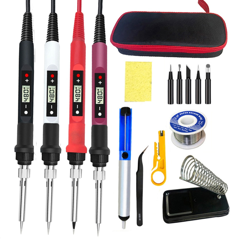 80W Digital Soldering Iron Kit